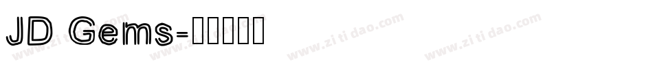 JD Gems字体转换